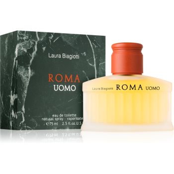 Laura Biagiotti Roma Uomo for men Eau de Toilette pentru bărbați - imagine 3